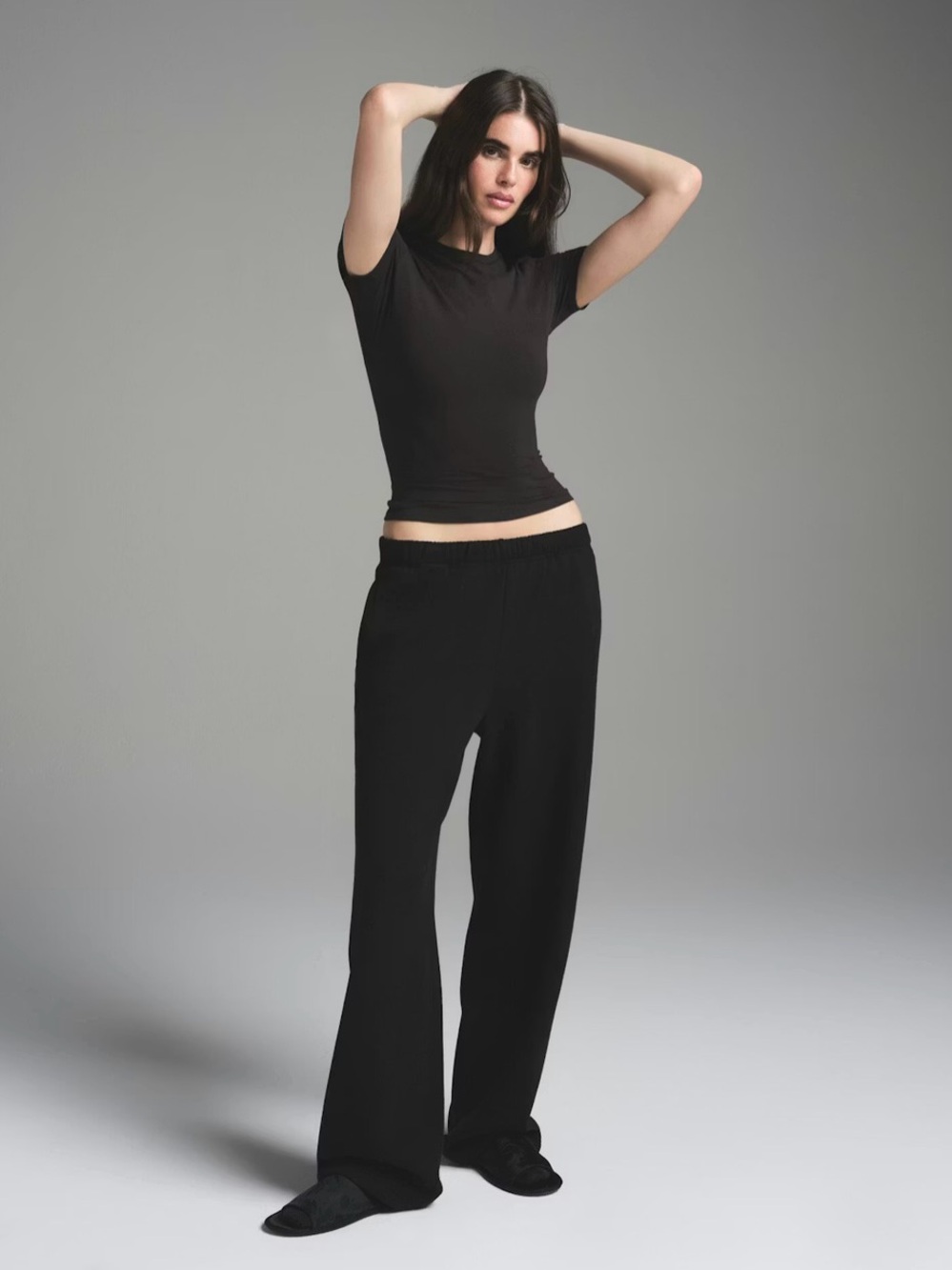 New SKIMS Cotton Fleece CLASSIC STRAIGHT LEG PANT size XL